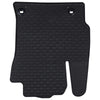 Vidaxxl tapis de sol de voiture 4 pcs caoutchouc noir