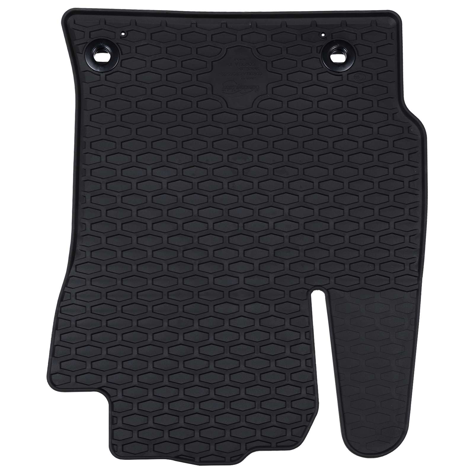 Vidaxxl tapis de sol de voiture 4 pcs caoutchouc noir