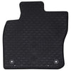 Vidaxxl tapis de sol de voiture 2 pcs caoutchouc noir