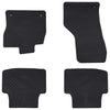 VidaXL tapis de sol de voiture 4 pcs noir VW pour Passat B8 caoutchouc
