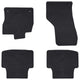 VidaXL tapis de sol de voiture 4 pcs noir VW pour Passat B8 caoutchouc