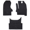 Vidaxxl tapis de sol de voiture 3 pcs noir iveco daily caoutchouc