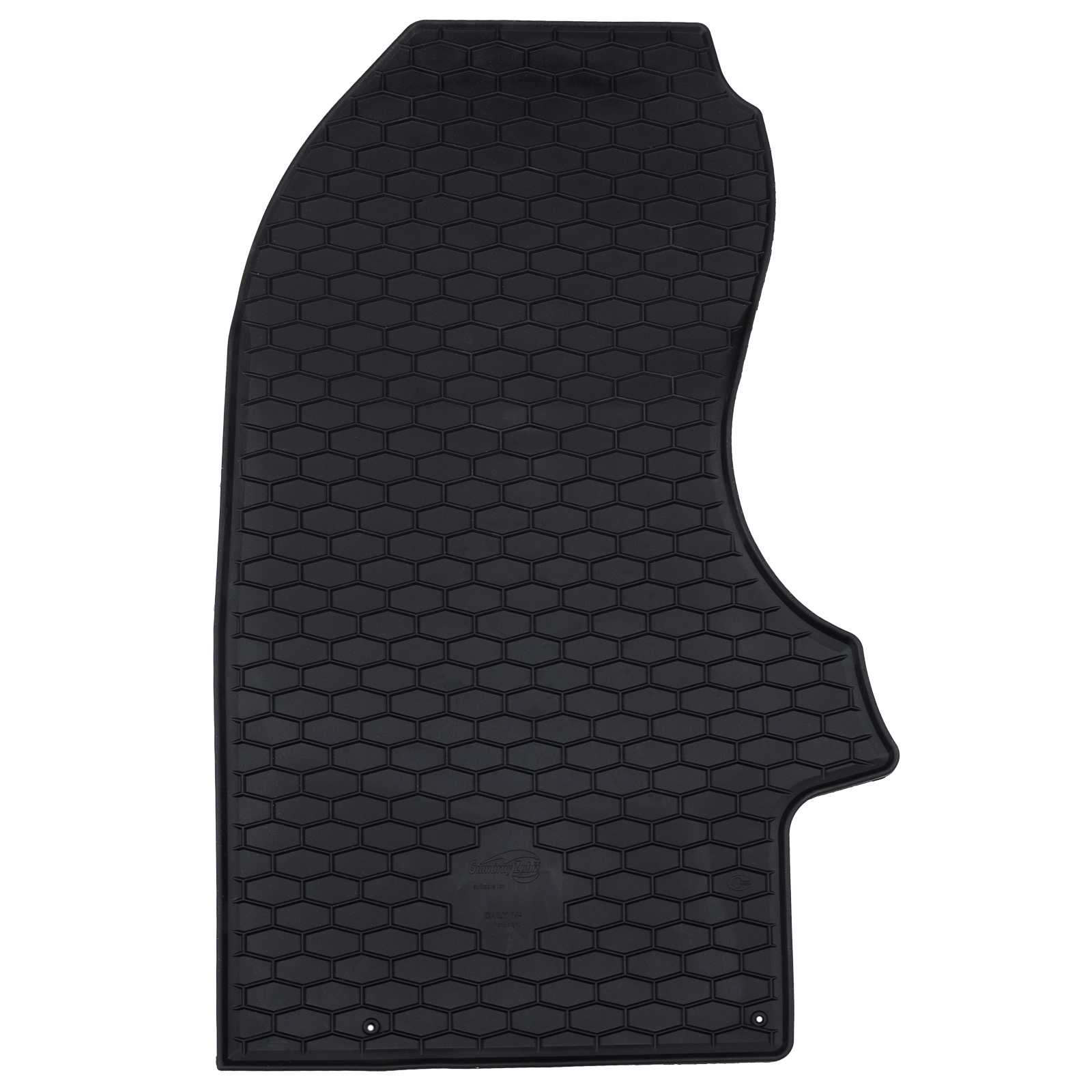Vidaxxl tapis de sol de voiture 3 pcs noir iveco daily caoutchouc