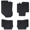 Vidaxxl tapis de sol de voiture 4 pièces noir sur mesure pour Hyundai i20, Bayon