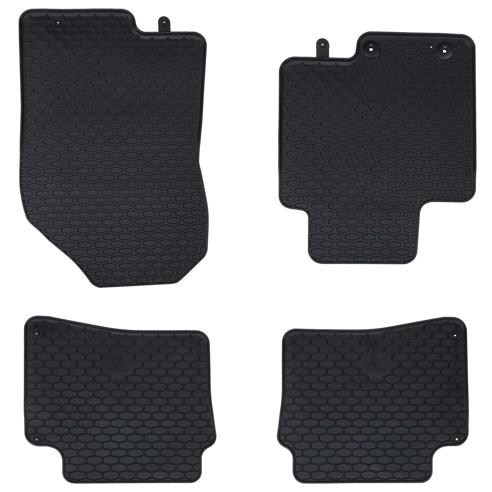 Vidaxxl tapis de sol de voiture 4 pièces noir sur mesure pour Hyundai i20, Bayon