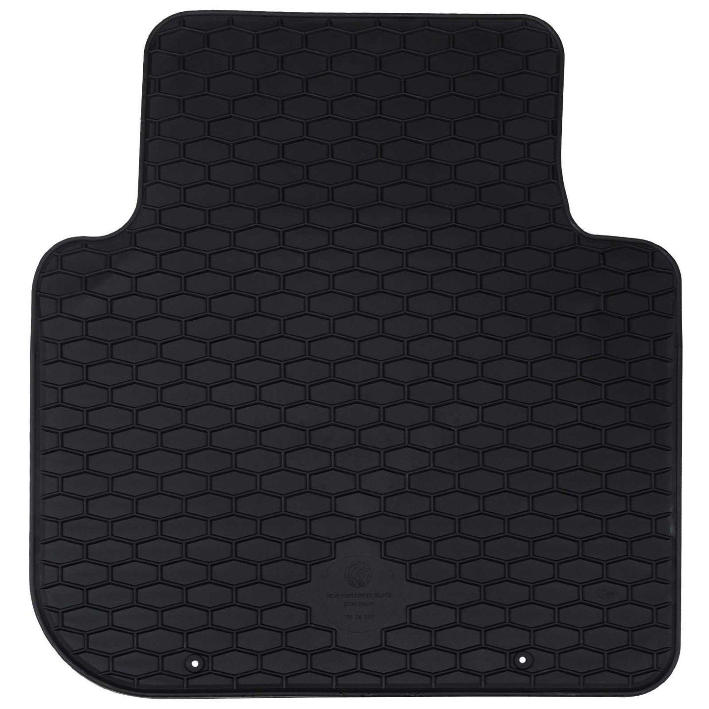 Vidaxl tapis de sol de voiture 4 pcs noir škoda kodiaq tdi caoutchouc
