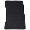 Vidaxxl tapis de sol de voiture 4 pcs caoutchouc noir