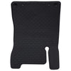 Vidaxxl tapis de sol de voiture 4 pcs caoutchouc noir