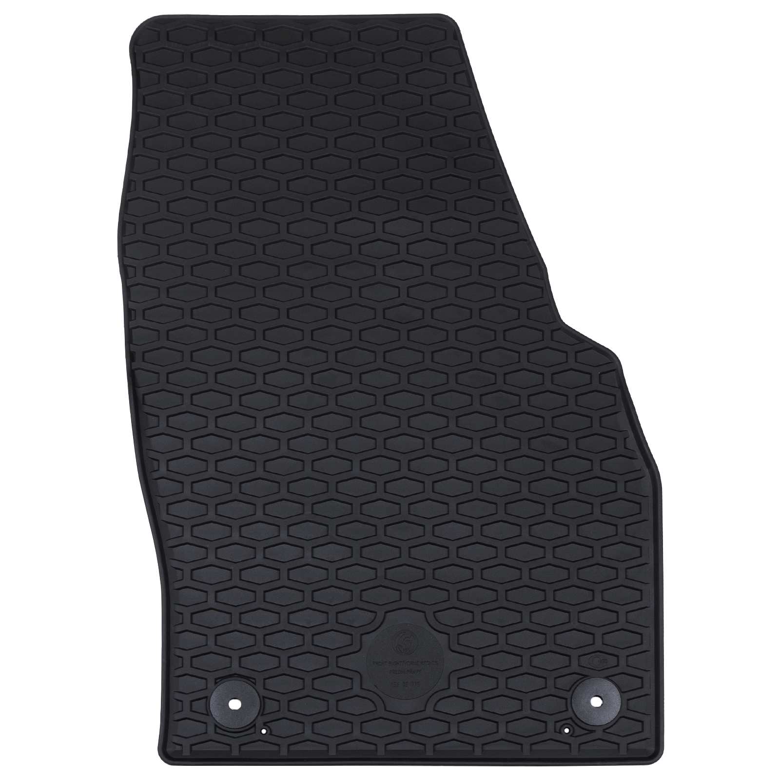 VidaXL tapis de sol de voiture 4 pcs noir kamiq, caoutchouc scala