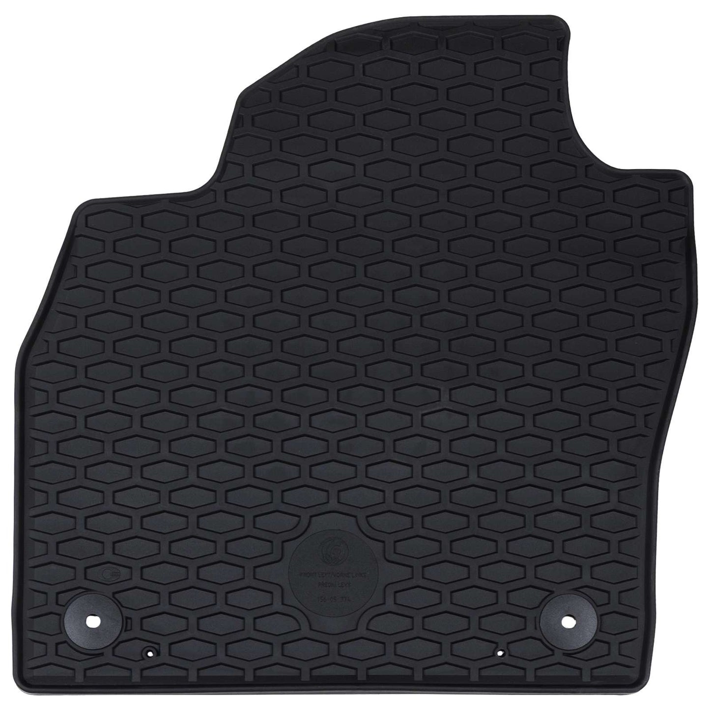 VidaXL tapis de sol de voiture 4 pcs noir kamiq, caoutchouc scala