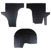 VidaXL tapis de sol de voiture 3 pcs noir VW T5, T6, pour multivan caoutchouc