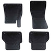 VidaXL tapis de sol de voiture 4 pièces noir pour Audi A6 A7 4D arrière