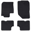 VidaXL tapis de sol de voiture 4 pcs noir TPE