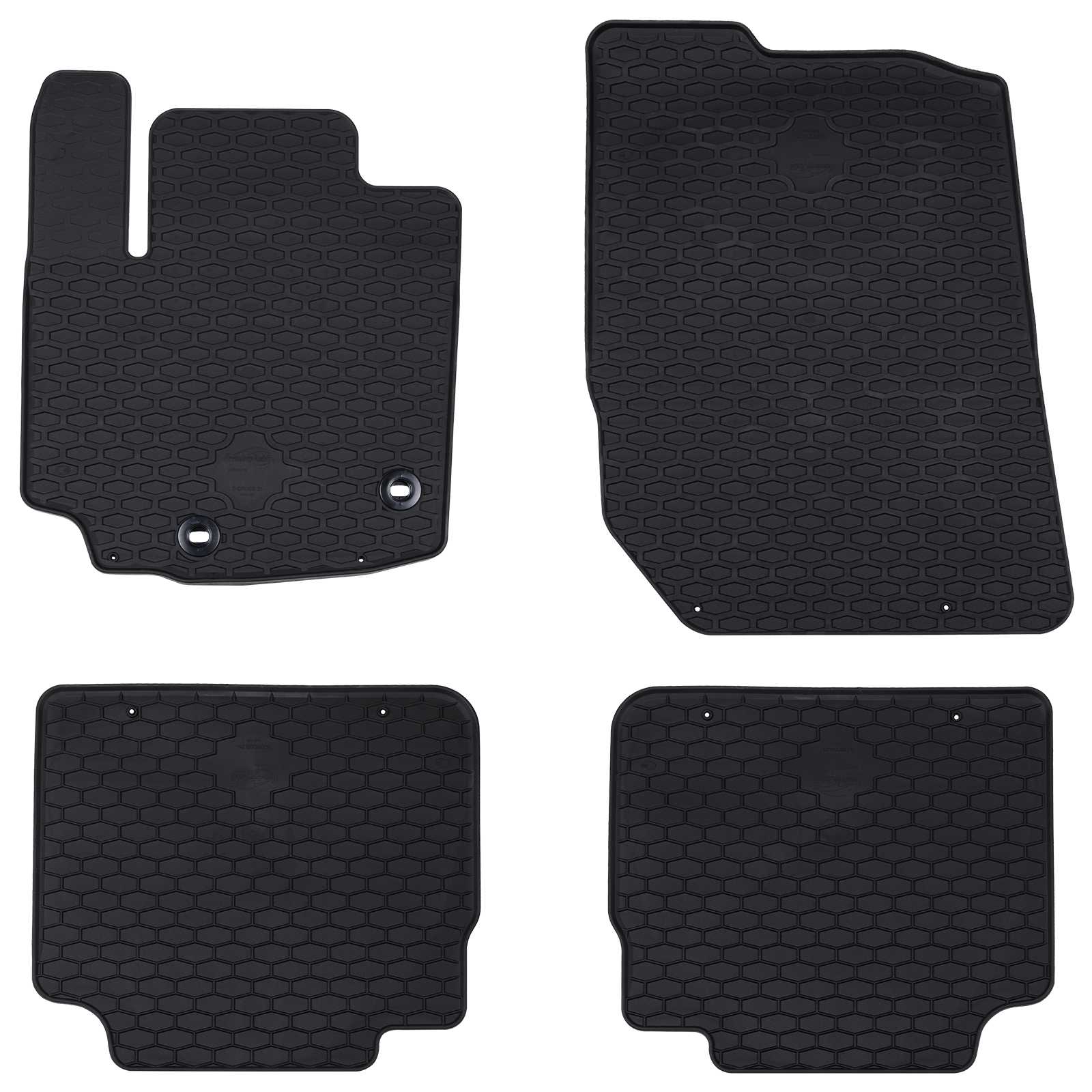 VidaXL tapis de sol de voiture 4 pièces noir adapté pour Suzuki S-Cross TPE
