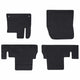 VidaXL tapis de sol de voiture 4 pcs noir TPE