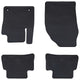 VidaXL tapis de sol de voiture 4 pcs noir sur mesure pour Toyota C-HR Hybrid TPE