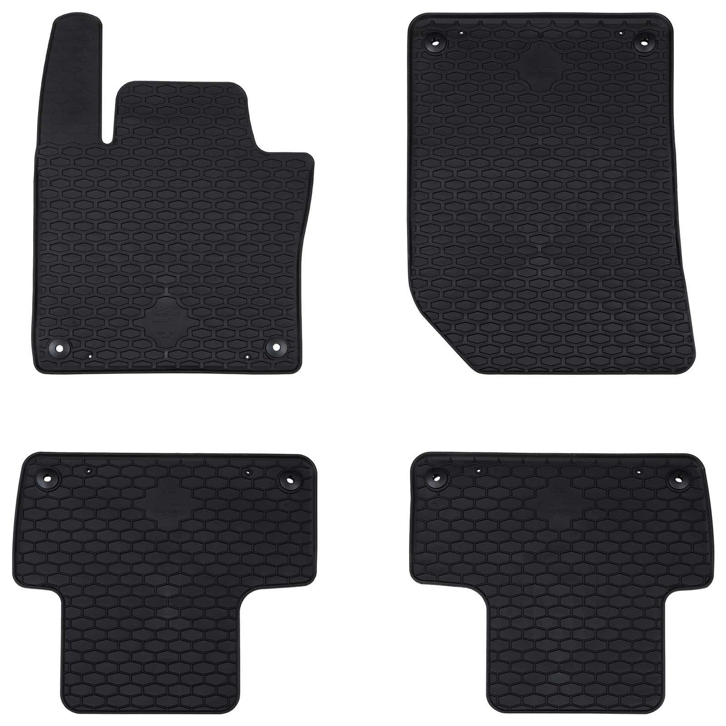 VidaXL tapis de sol de voiture 4 pcs noir adapté pour Volvo XC60 TPE