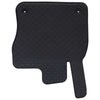 Vidaxxl tapis de sol de voiture 4 pièces noir sur mesure pour Audi Q2 caoutchouc