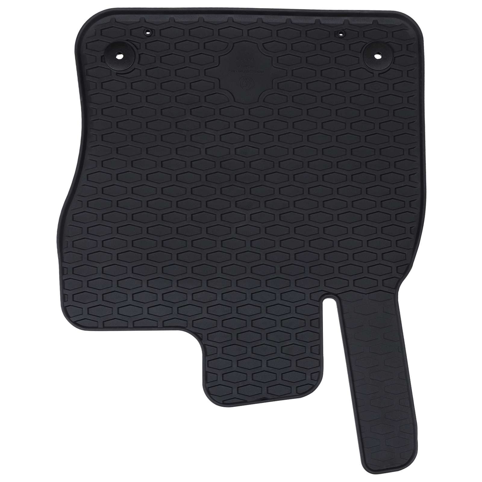 Vidaxxl tapis de sol de voiture 4 pièces noir sur mesure pour Audi Q2 caoutchouc