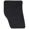 Vidaxxl tapis de sol de voiture 4 pièces noir sur mesure pour Audi Q2 caoutchouc