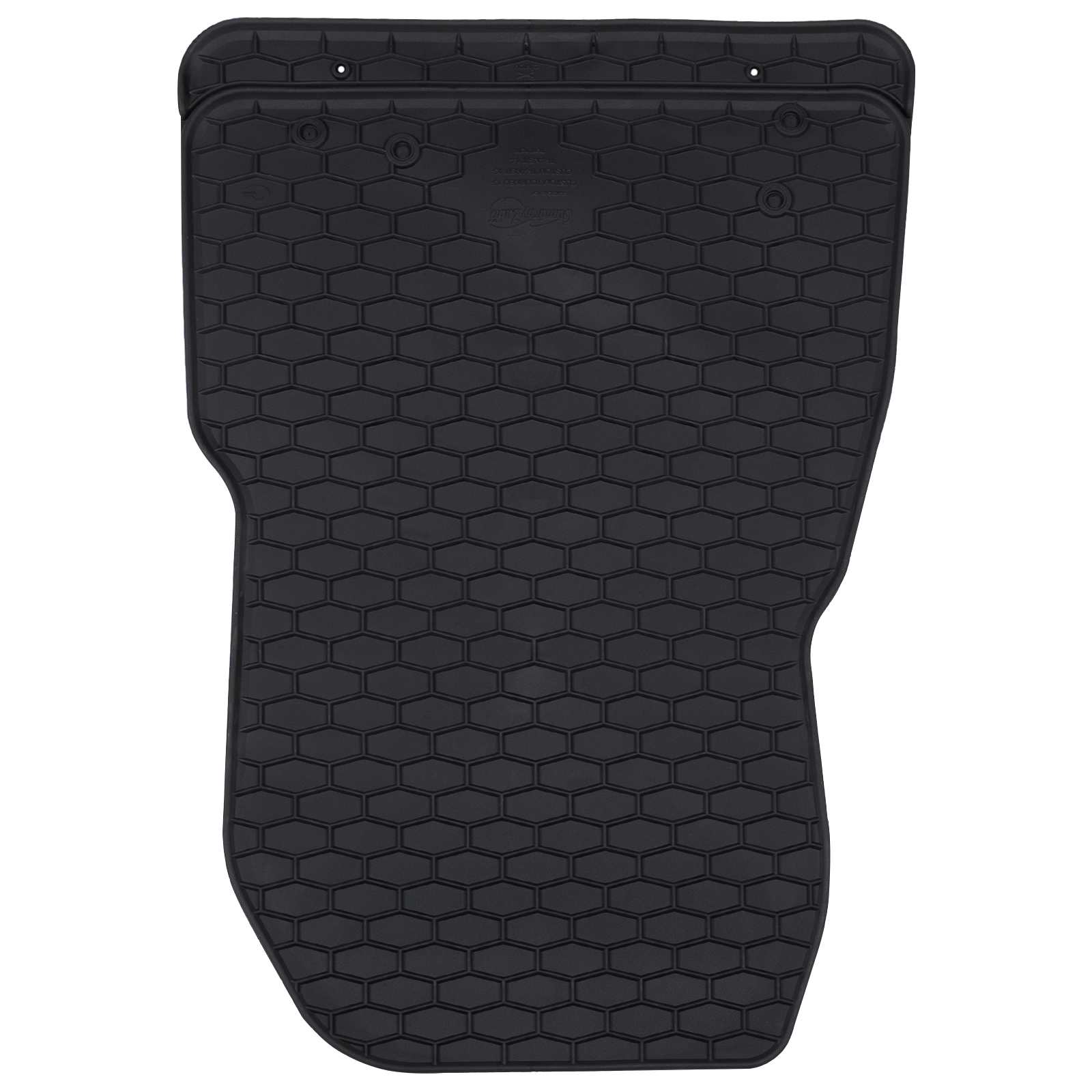 VidaXL tapis de sol de voiture 3 pcs noir TPE