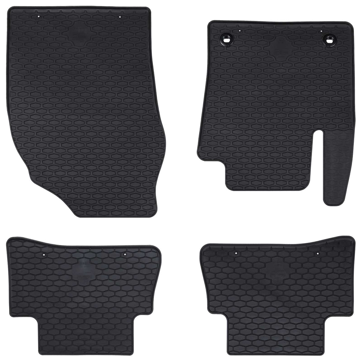 VidaXL tapis de sol de voiture 4 pcs noir sur mesure pour Toyota C-HR Hybrid TPE
