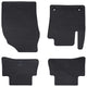 VidaXL tapis de sol de voiture 4 pcs noir sur mesure pour Toyota C-HR Hybrid TPE