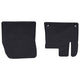 VidaXL tapis de sol de voiture 2 pcs noir TPE