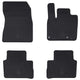 Vidaxxl tapis de sol de voiture 4 pièces noir sur mesure pour Nissan Qashqai TPE