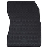 Vidaxxl tapis de sol de voiture 4 pièces noir sur mesure pour Nissan Qashqai TPE - afbeelding 2
