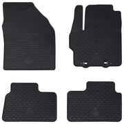 VidaXL tapis de sol de voiture 4 pièces noir sur mesure pour Toyota Aygo X TPE - afbeelding 1