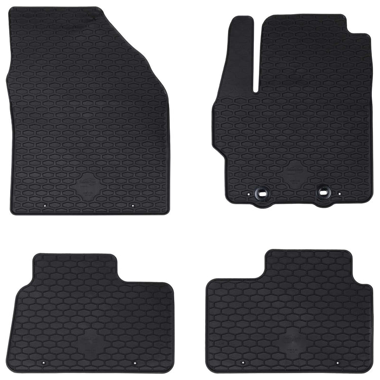 VidaXL tapis de sol de voiture 4 pièces noir sur mesure pour Toyota Aygo X TPE