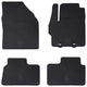 VidaXL tapis de sol de voiture 4 pièces noir sur mesure pour Toyota Aygo X TPE
