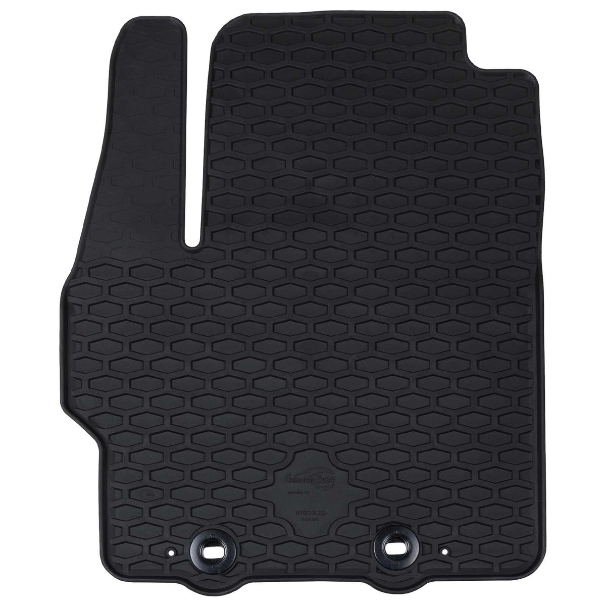 VidaXL tapis de sol de voiture 4 pièces noir sur mesure pour Toyota Aygo X TPE