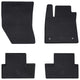 VidaXL tapis de sol de voiture 4 pièces noir sur mesure pour Renault Megane IV TPE
