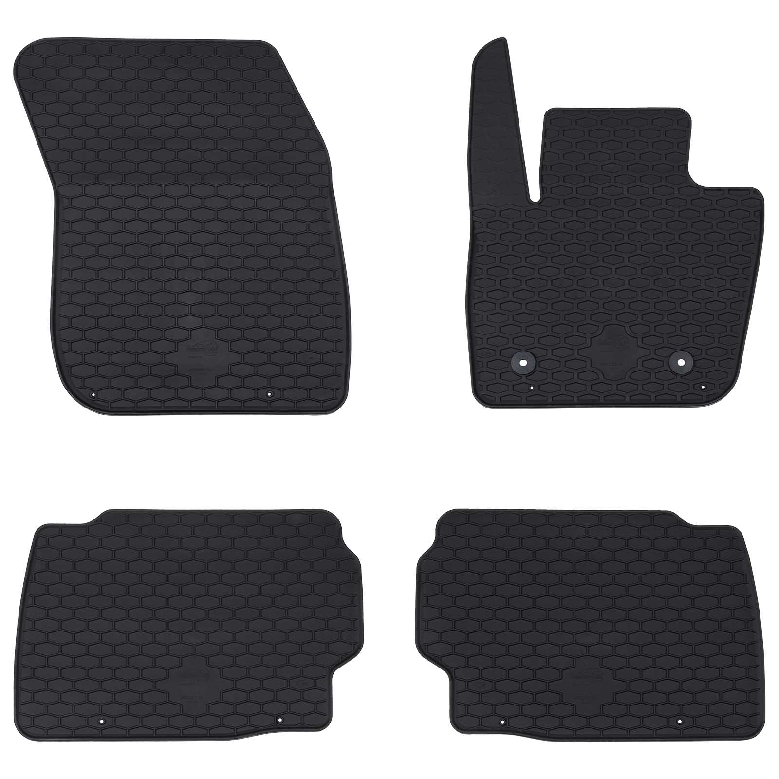 VidaXL tapis de sol de voiture 4 pcs noir adapté pour Ford Mondeo TPE