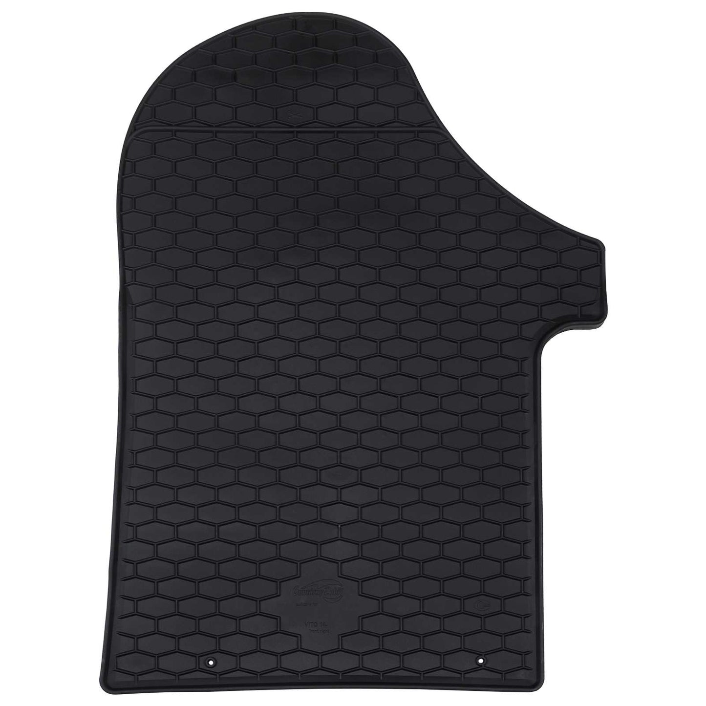 VidaXL tapis de sol de voiture 2 pcs noir TPE