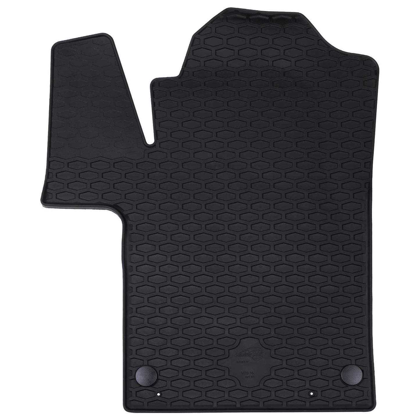 VidaXL tapis de sol de voiture 2 pcs noir TPE