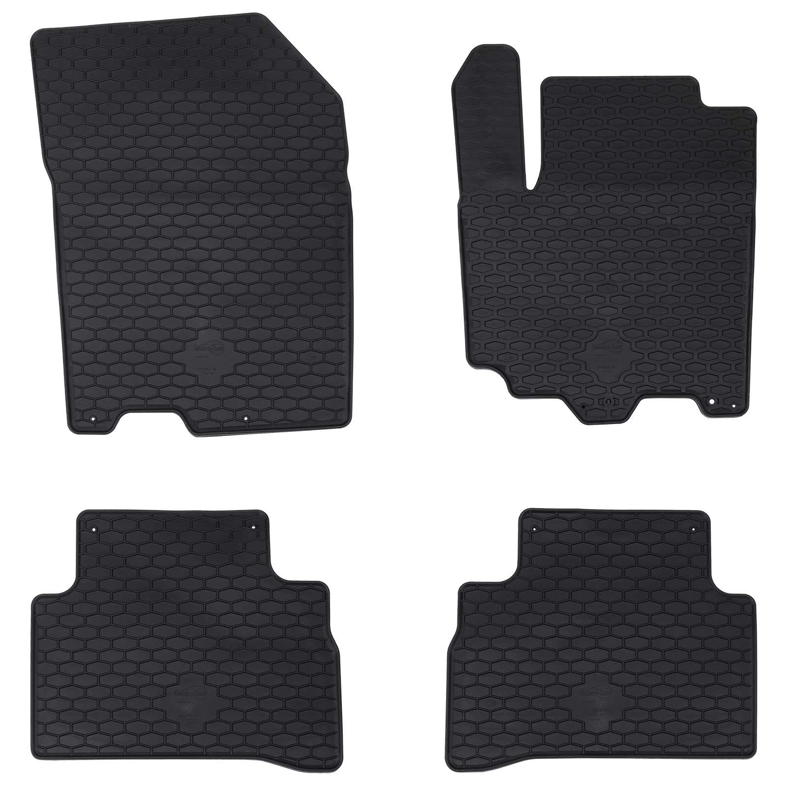 VidaXL tapis de sol de voiture 4 pièces noir adapté pour Suzuki Vitara TPE