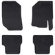 VidaXL tapis de sol de voiture 4 pcs noir TPE