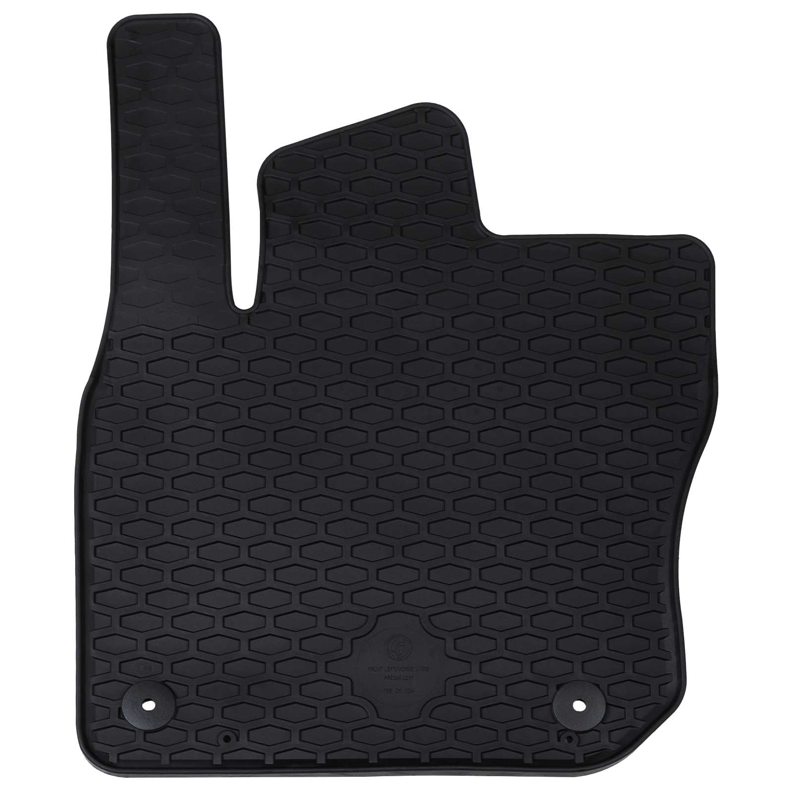 VidaXL tapis de sol de voiture noir TPE