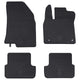 VidaXL tapis de sol de voiture 4 pcs noir adapté à Sandero TPE