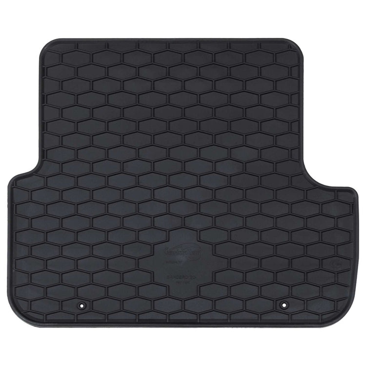 VidaXL tapis de sol de voiture 4 pcs noir adapté à Sandero TPE