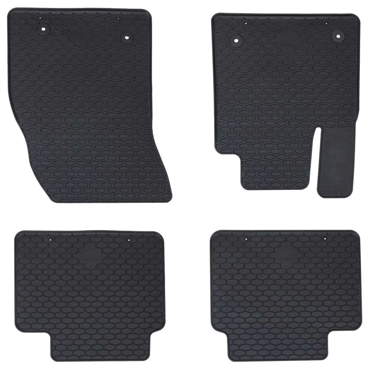 VidaXL tapis de sol de voiture 4 pièces noir pour Ford Focus 4D Aft.
