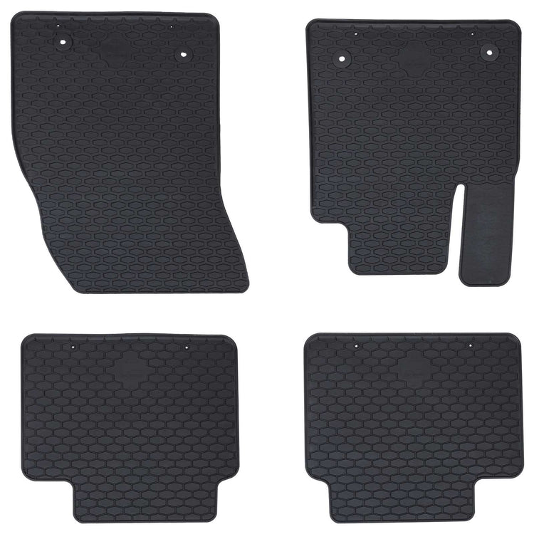 VidaXL tapis de sol de voiture 4 pièces noir pour Ford Focus 4D Aft.