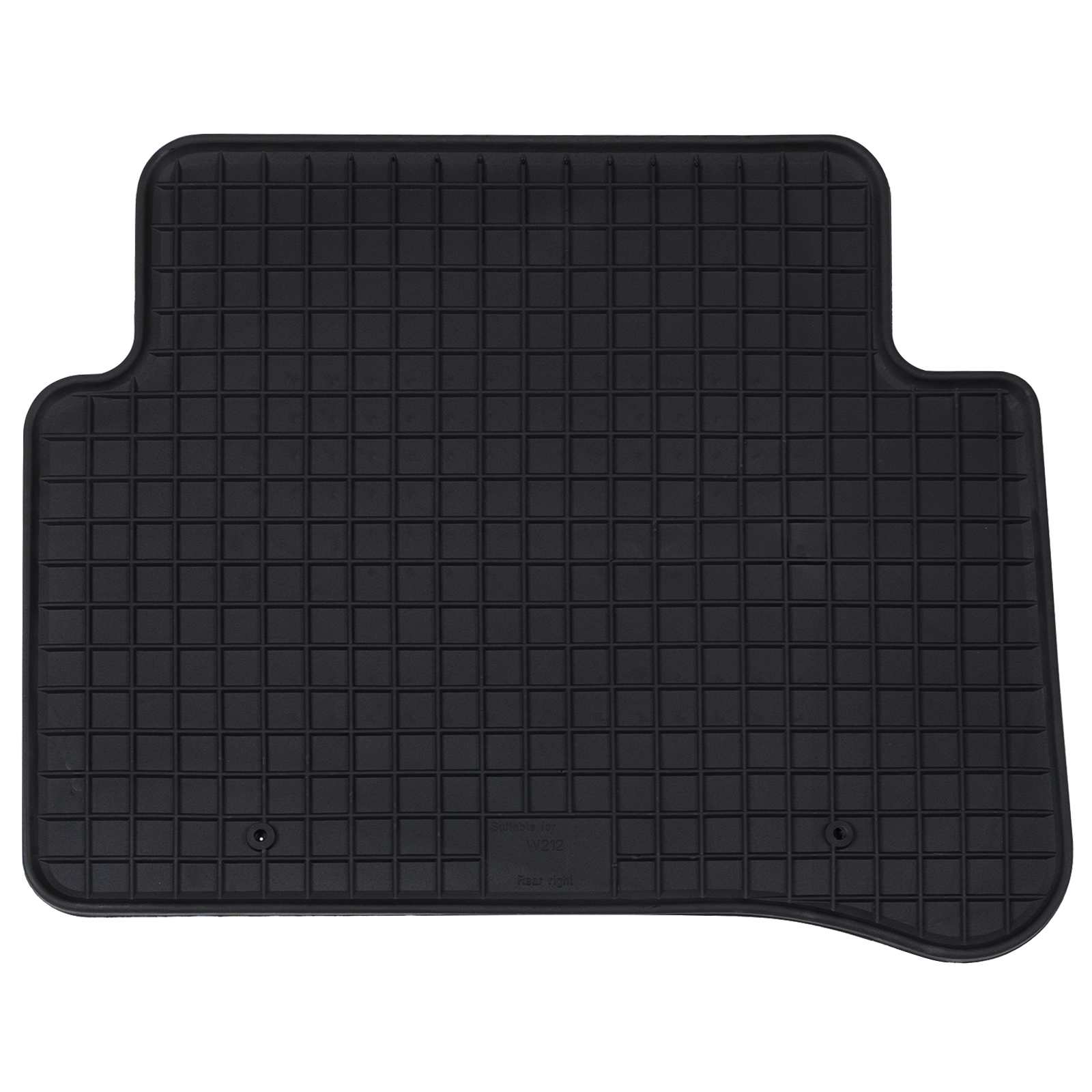 VidaXL tapis de sol de voiture 4 pcs noir adapté pour Mercedes E 09-16 caoutchouc