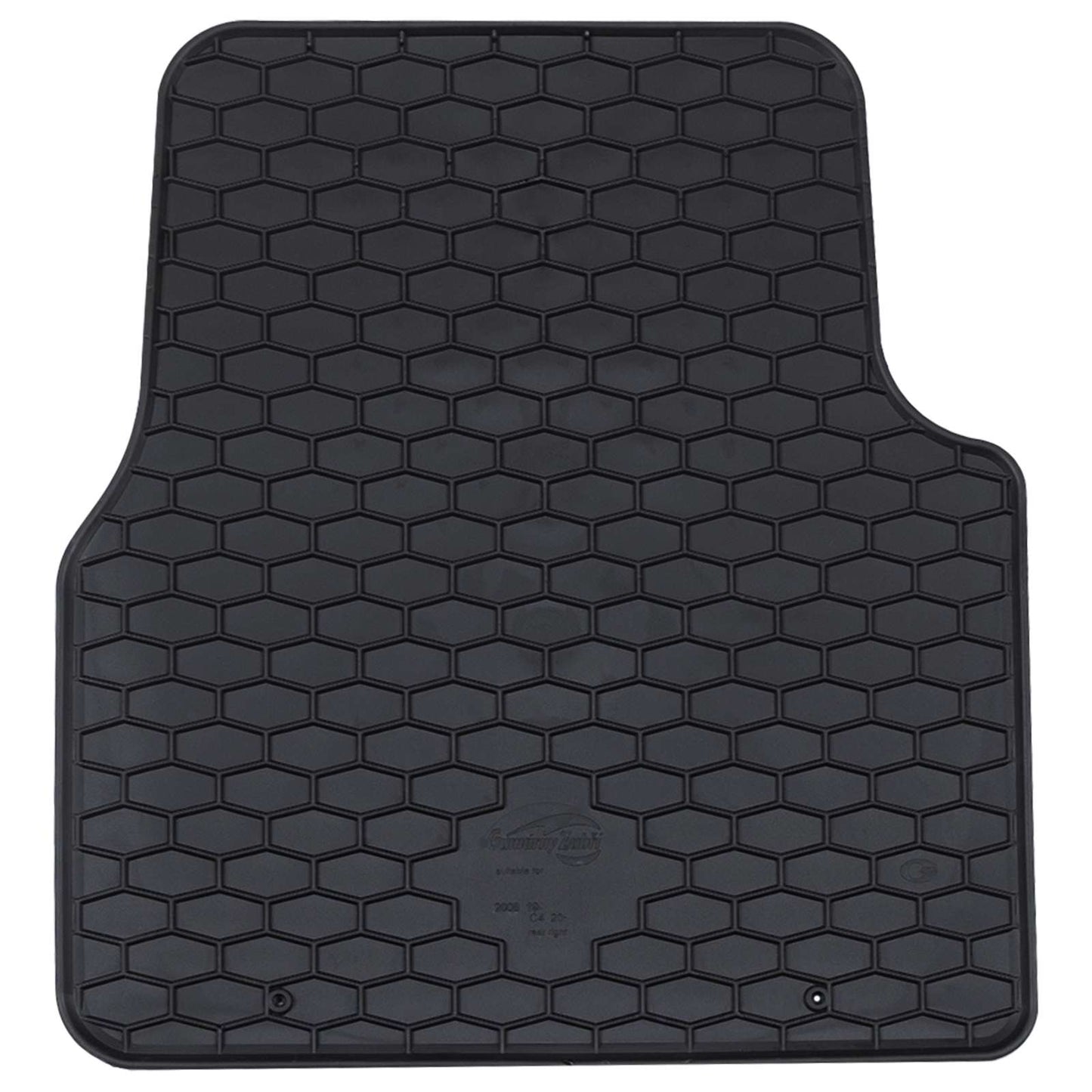 Vidaxx tapis de sol de voiture 4 pcs noir adapté pour c4, c4x, 2008 tpe