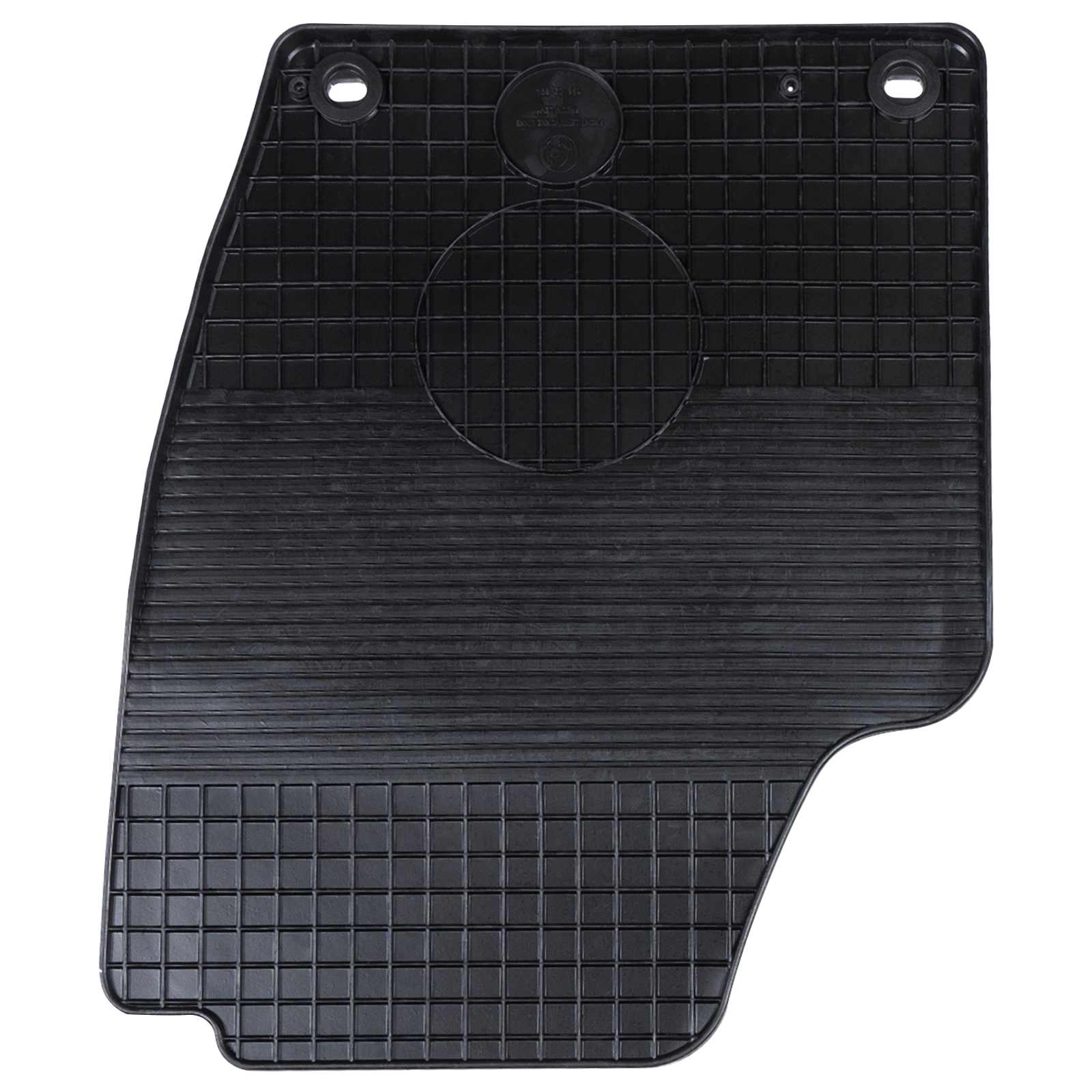 VidaXL tapis de sol de voiture 4 pièces noir pour VW Polo 10 01-09 NS