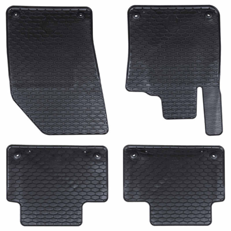 VidaXL tapis de sol de voiture 4 pcs noir adapté pour Volvo S60 V60 4D AFT