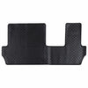VidaXL tapis de sol de voiture en caoutchouc noir